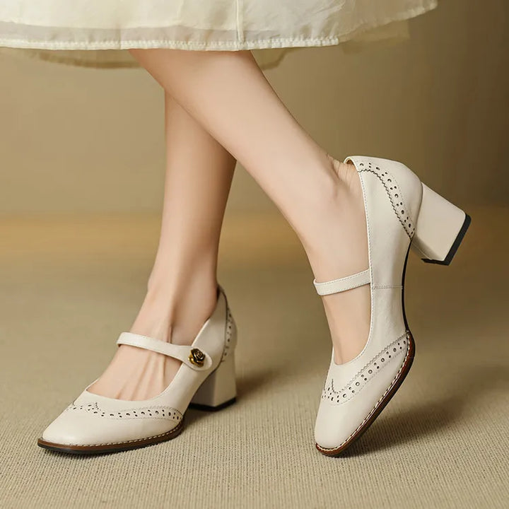 Hartleigh Brogue Mary Janes