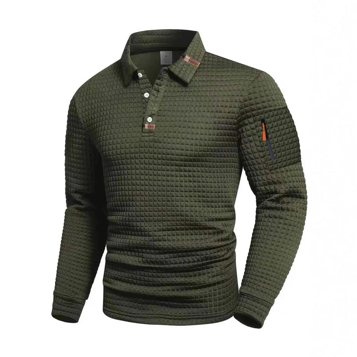 Gridlock Waffle Polo