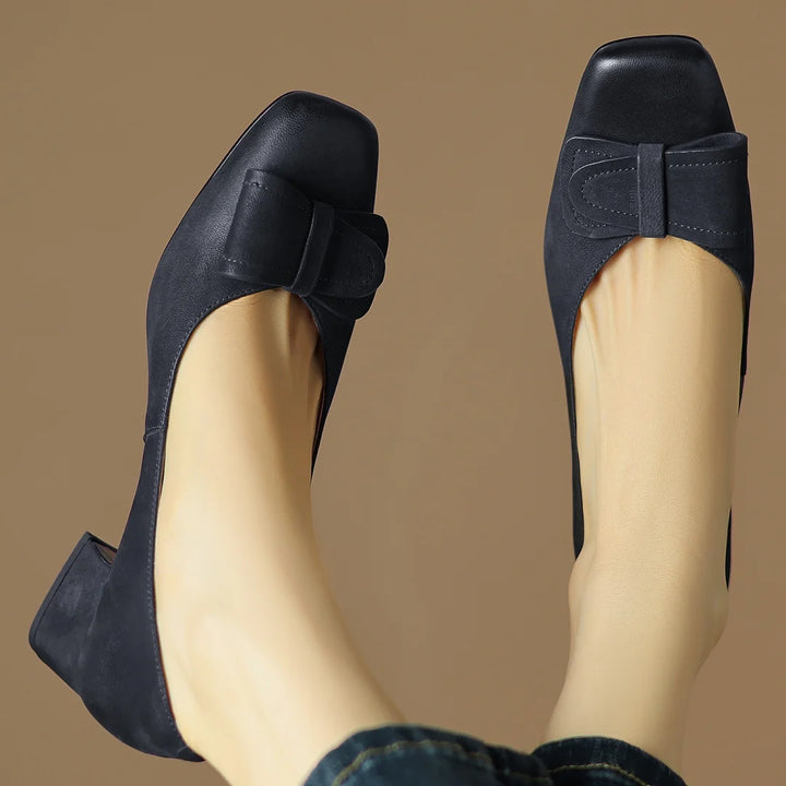 Rosalia Bow Heel Pumps