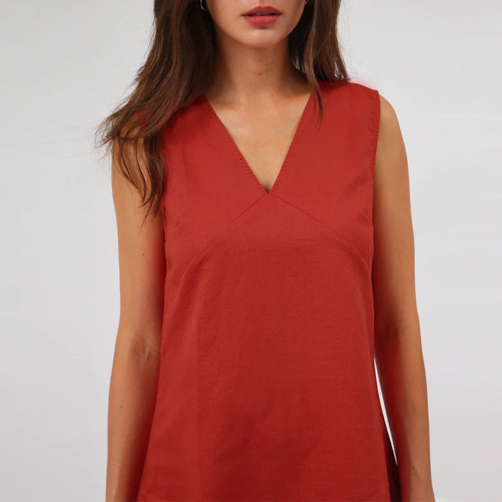 Terra Linen Sundress