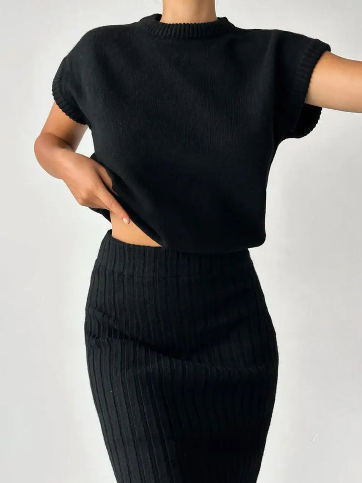 Origin Ribbed Skirt Set