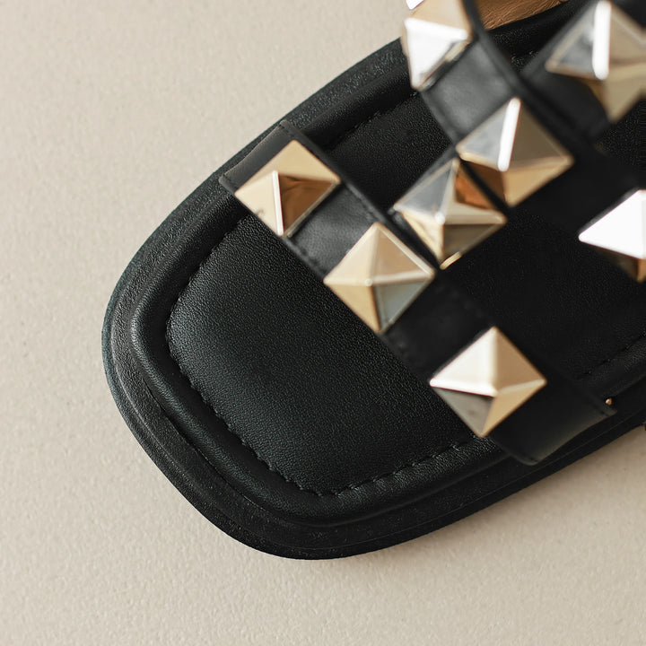Valeria Studded Slingbacks