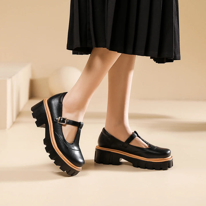Harlow Lug Sole Mary Janes