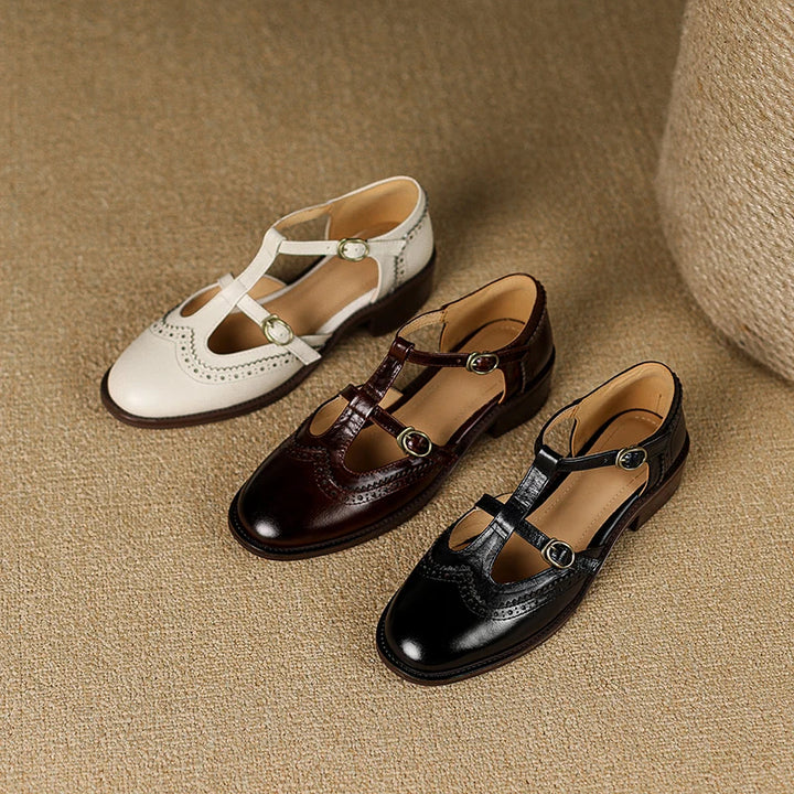 Aurelia Brogue Mary Janes