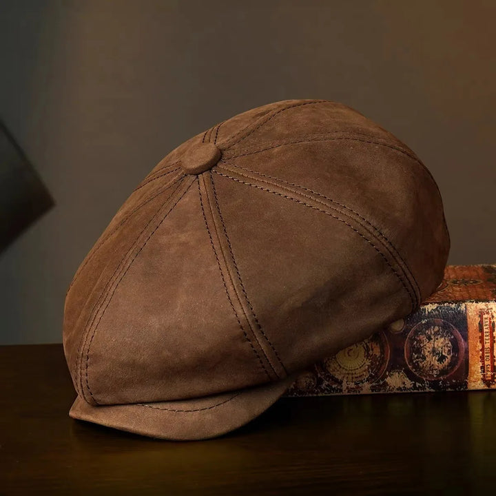 Hawthorne Retro Leather Cap