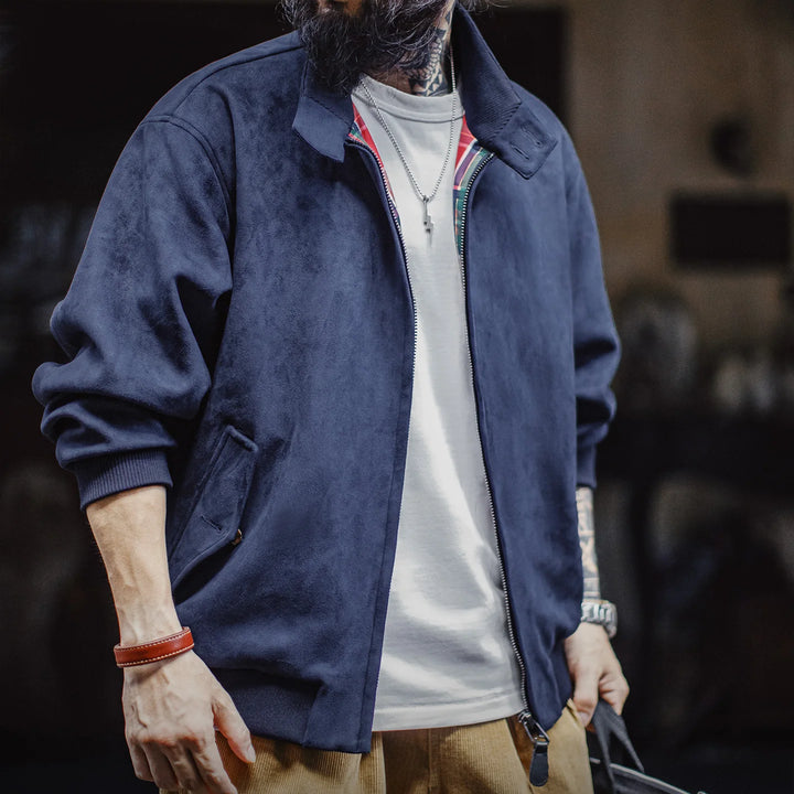 Mercer Suede Harrington Jacket