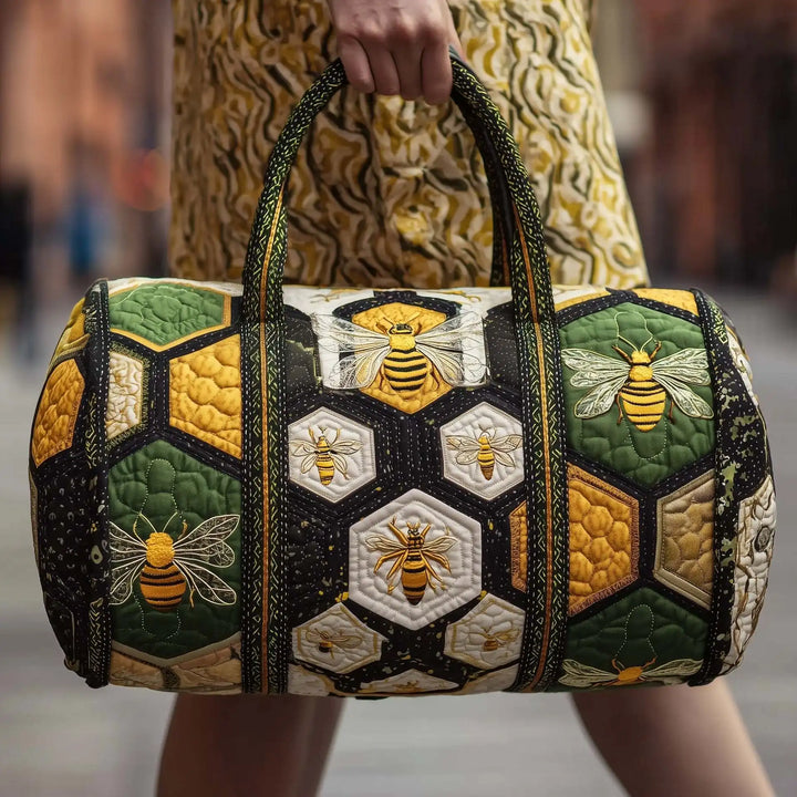 Apiana Honeycomb Quilted Duffle