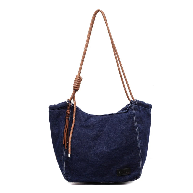 Hadley Washed Denim Tote