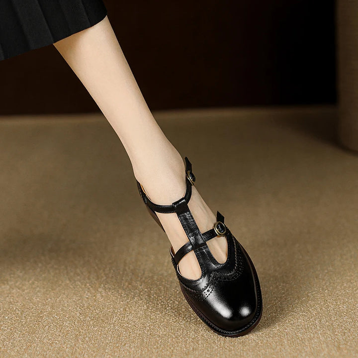 Aurelia Brogue Mary Janes