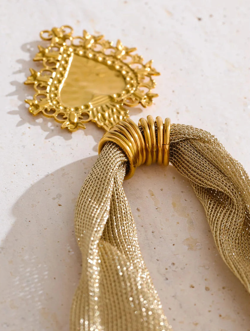 Aurelia Woven Chain Necklace