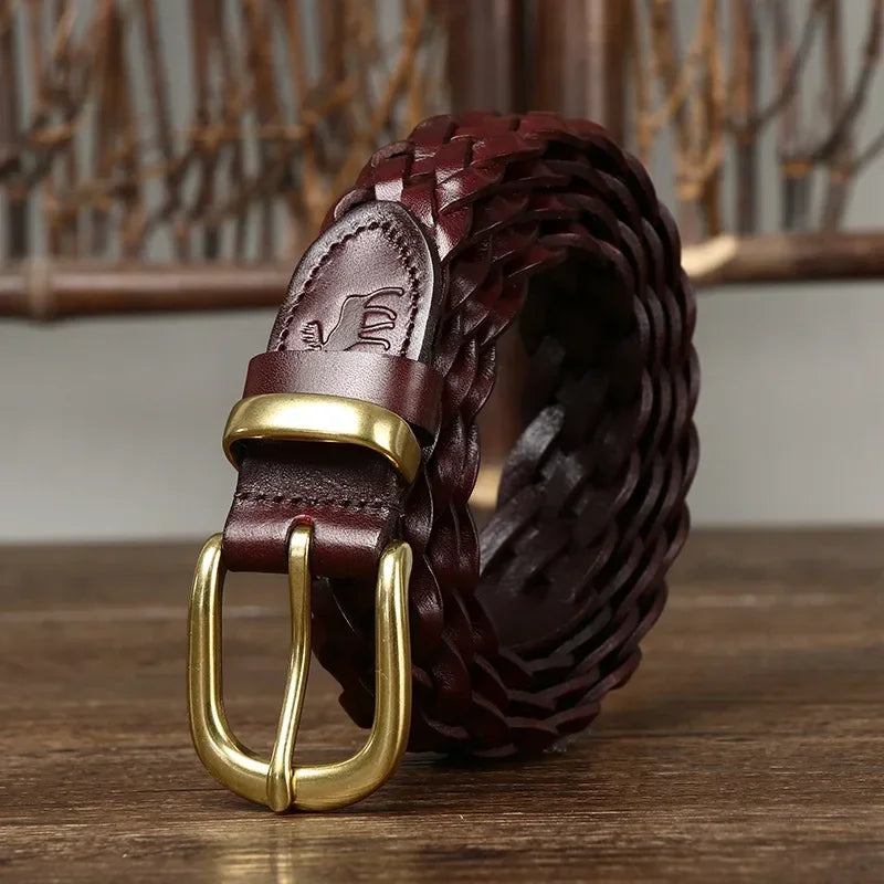 Keystone Braided Leather Belt