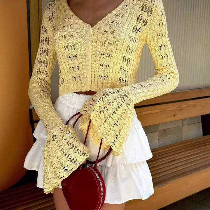 Lacey Crochet Cardigan
