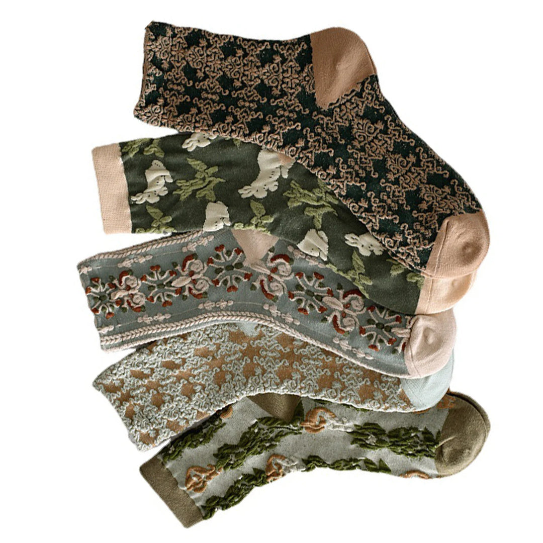 Wintergreen Heirloom Socks