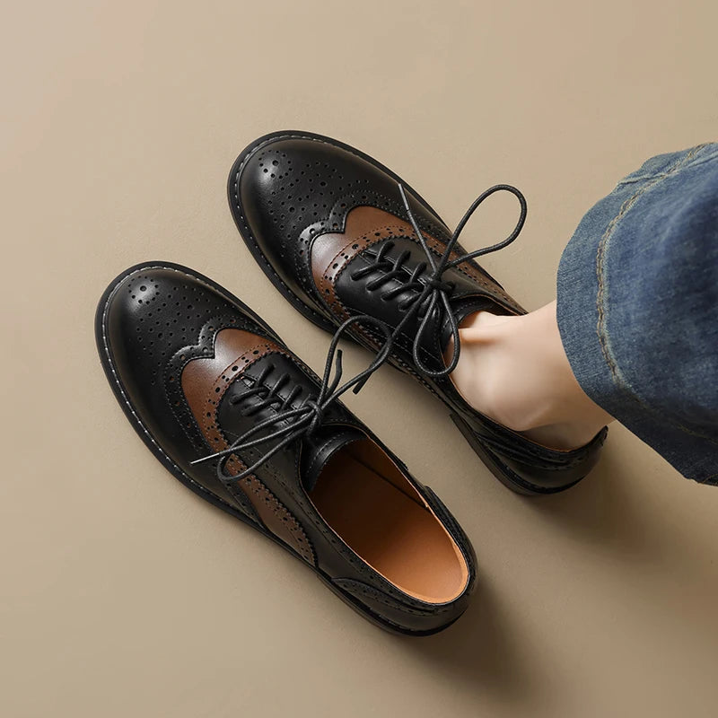 Tuxedo Wingtip Oxfords