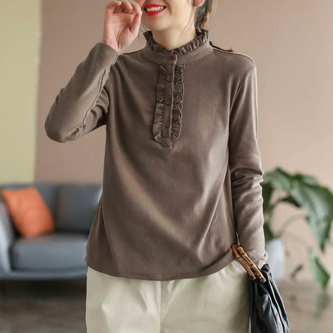 Renelle Frill Trim Top