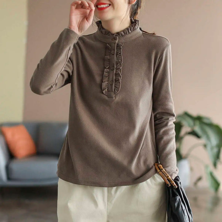 Renelle Frill Trim Top