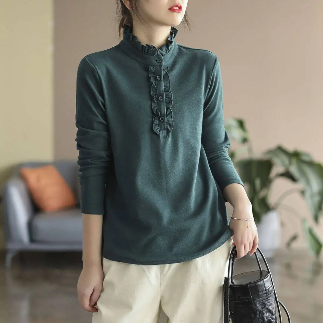 Renelle Frill Trim Top