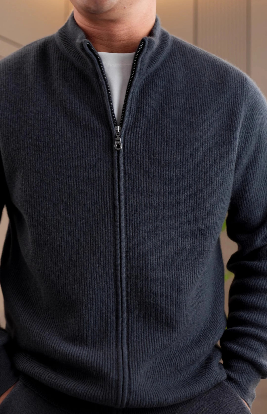 Sterling Cashmere Zip Up