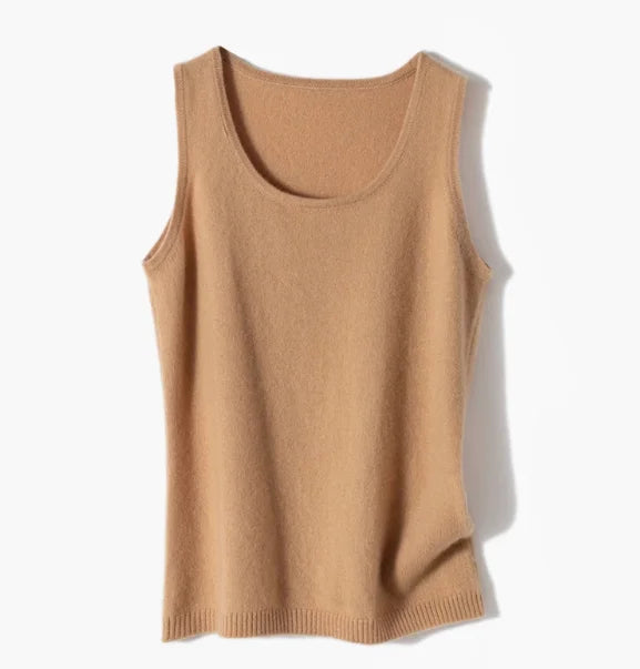 Claudette Cashmere Tank Top