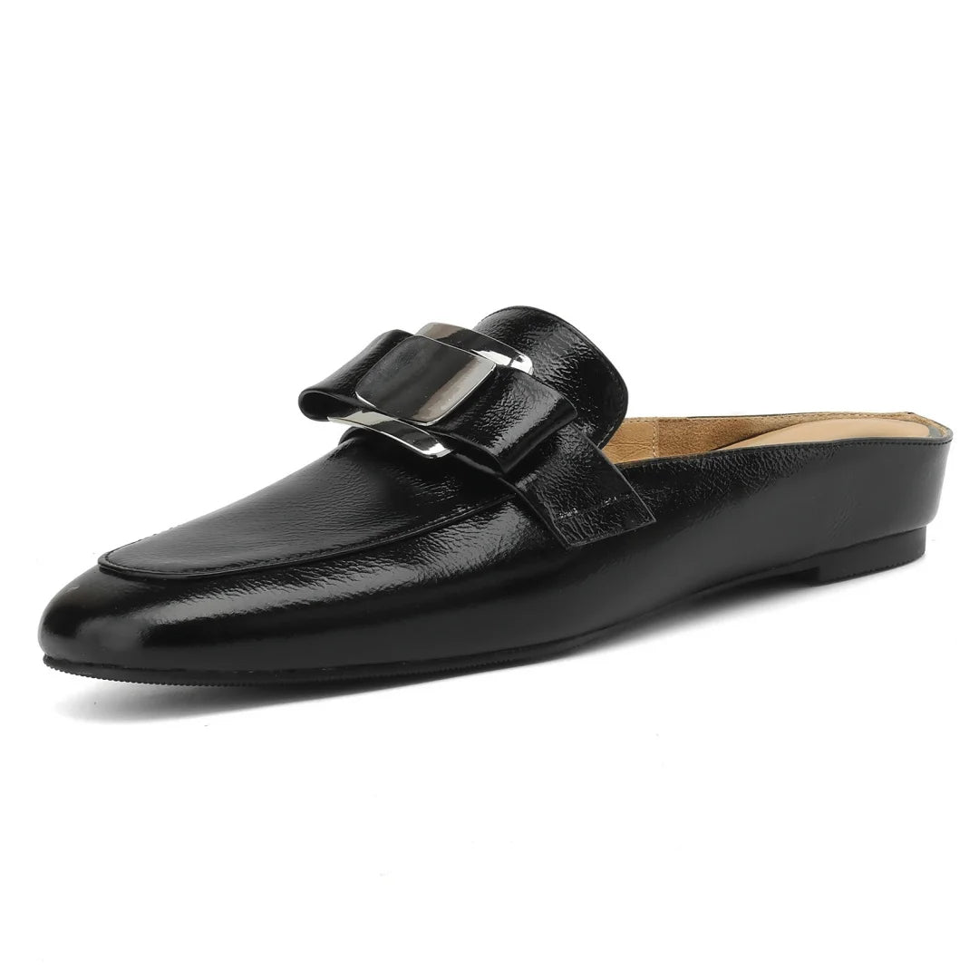 Silverkiss Leather Mules