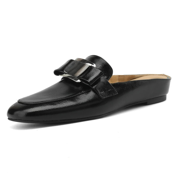 Silverkiss Leather Mules
