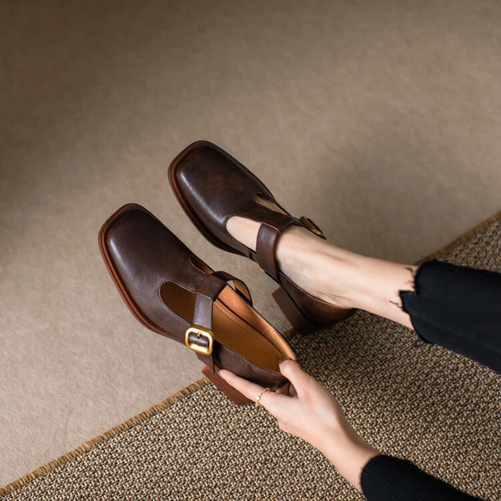 Emelina Square Toe Mary Janes