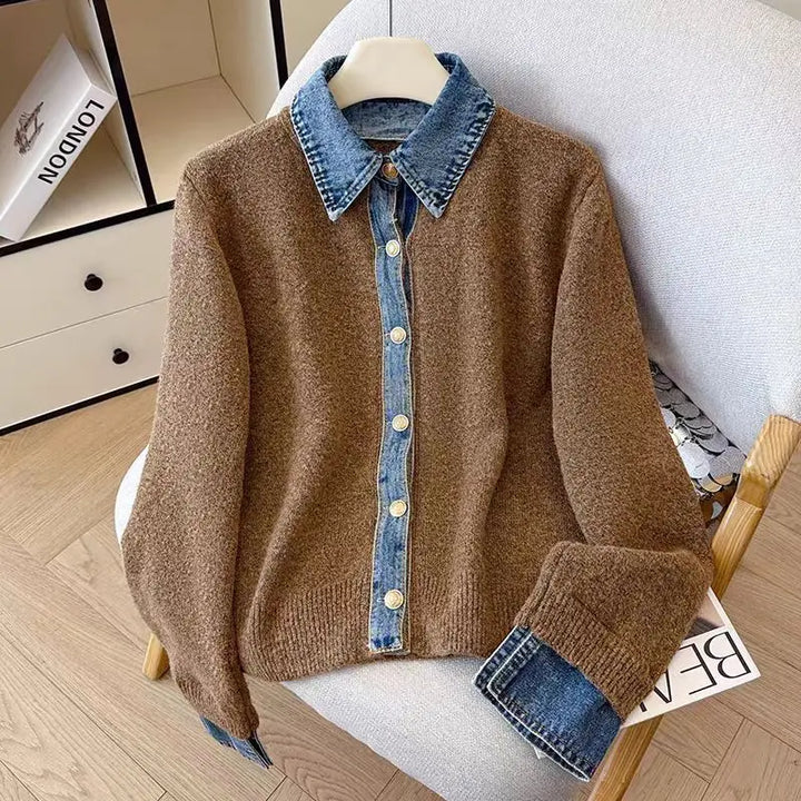 Denim Touch Cardigan
