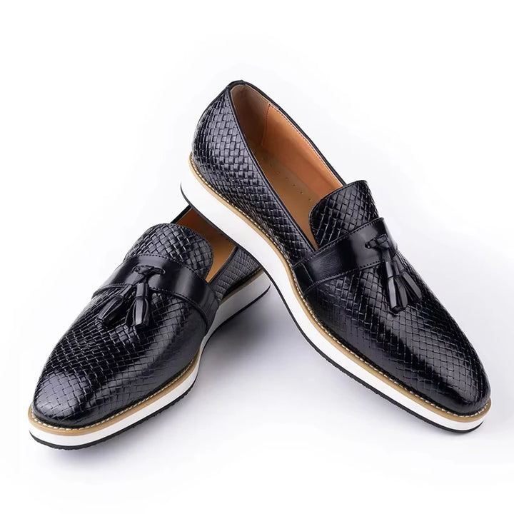 Cavalli Italian Leather Loafers