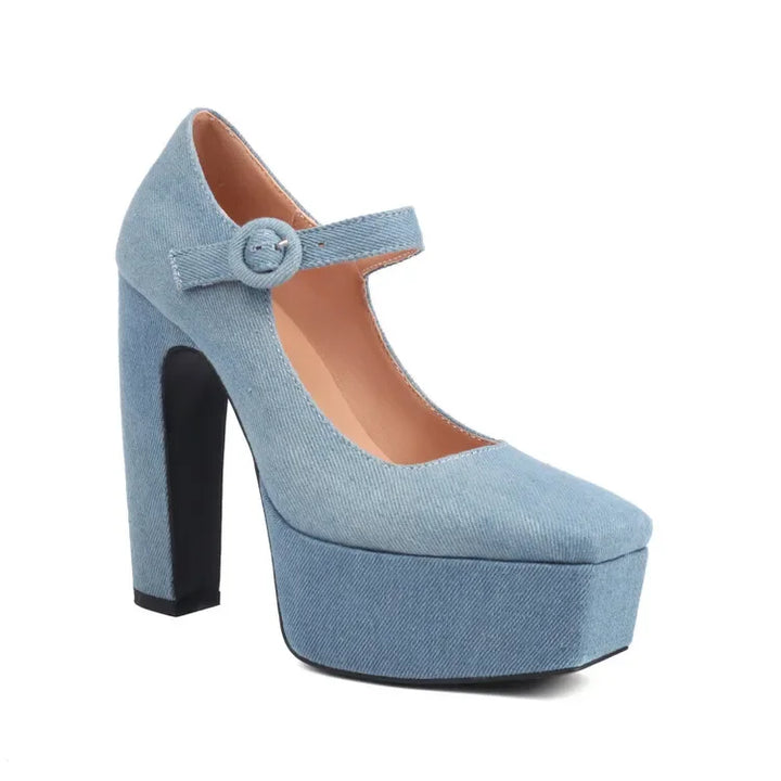 Brera Denim Pumps