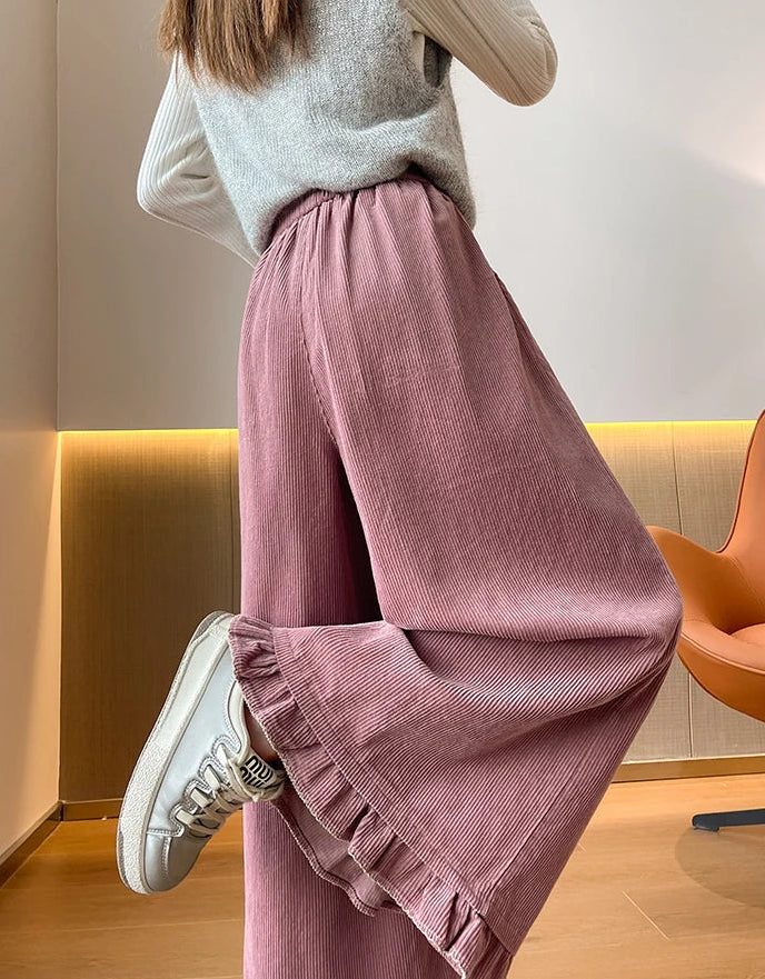 Harper Draped Corduroy Pants