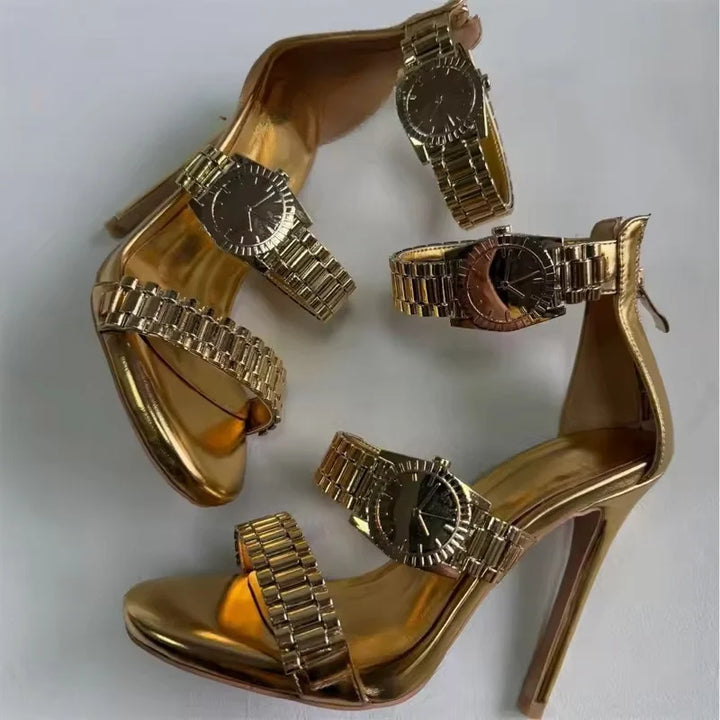 Orologio Watch-Strap Stiletto Sandals