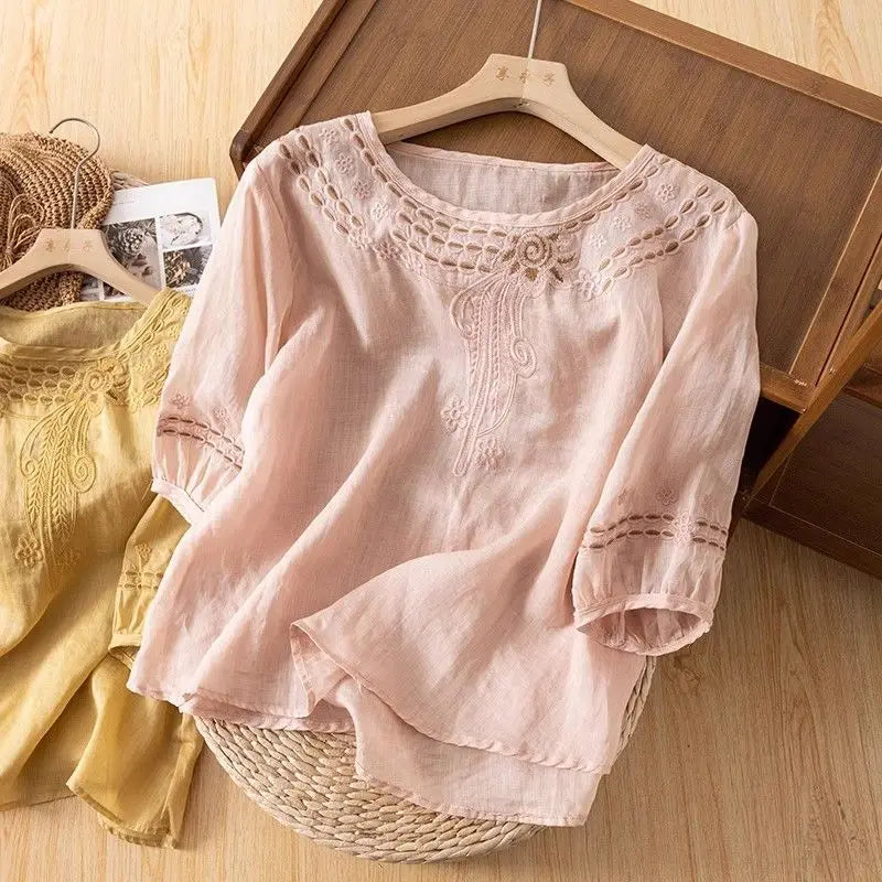 Sunthread Linen Tee