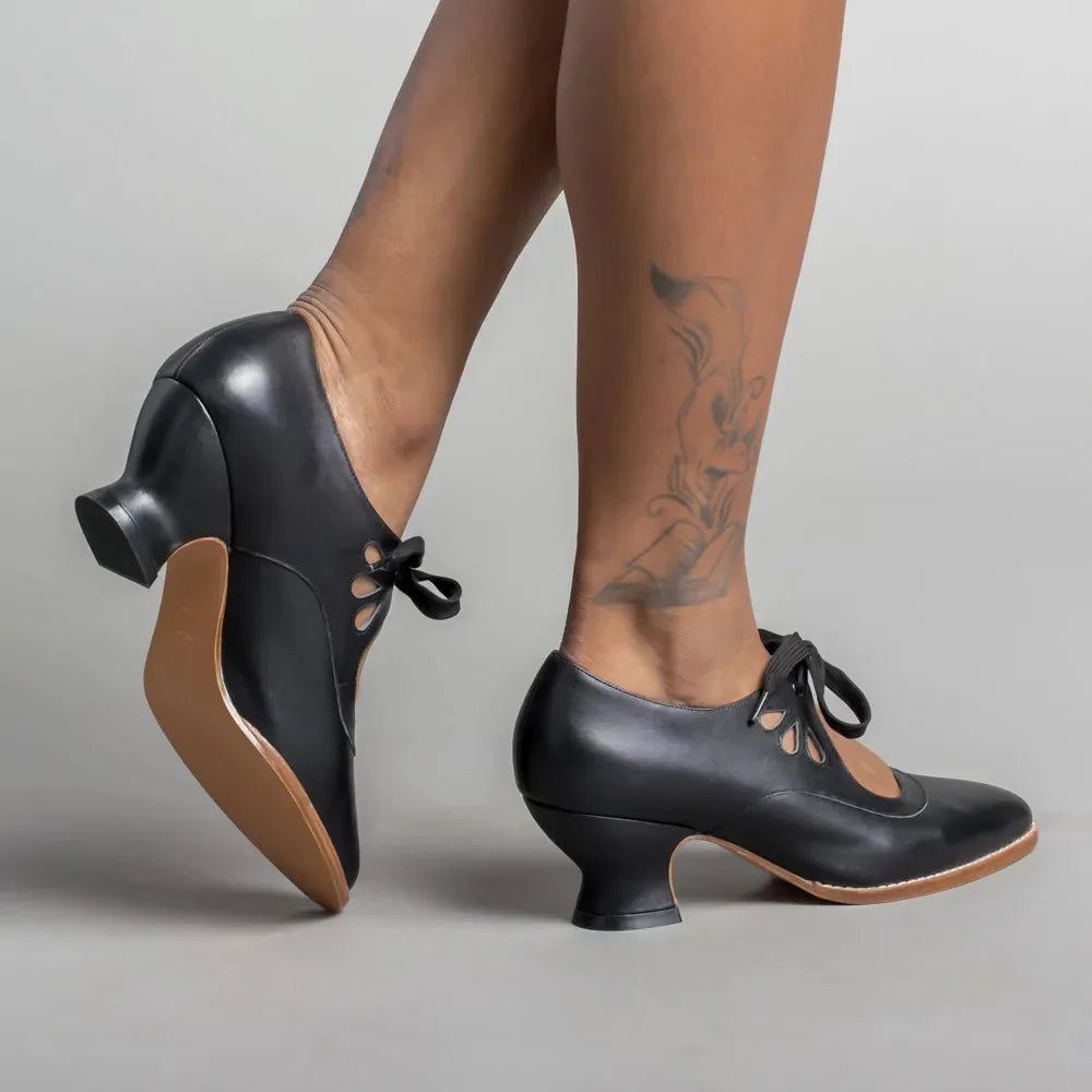 Hollow Harley Leather Heels