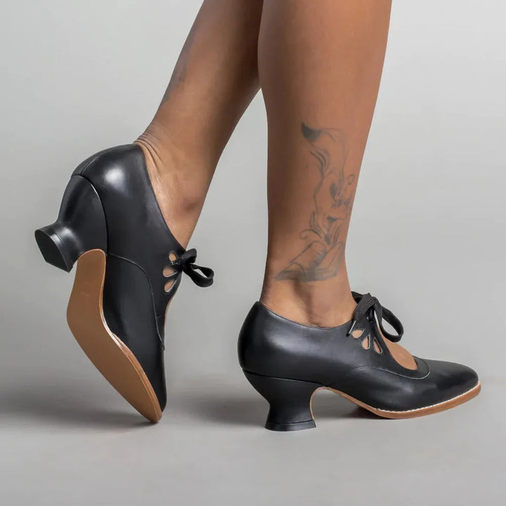 Hollow Harley Leather Heels