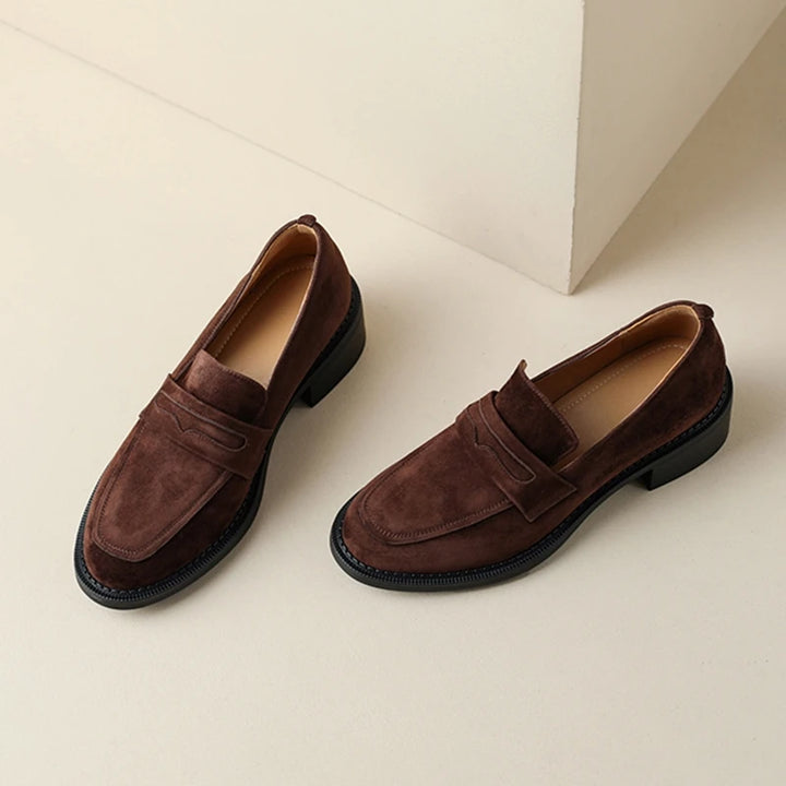 Corvani Suede Loafers