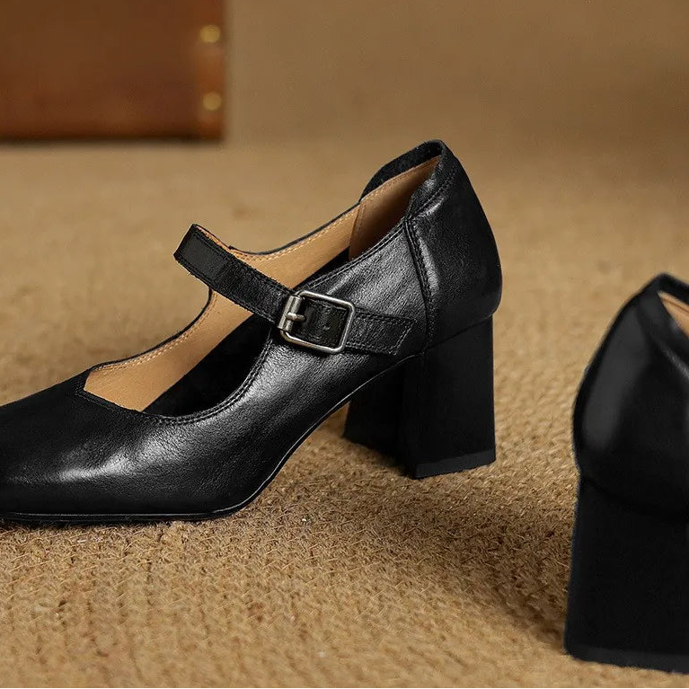Montera Leather Heels