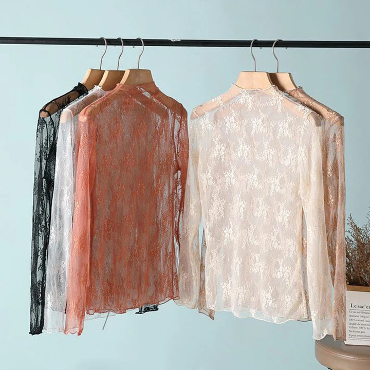 Vesper Sheer Lace Blouse