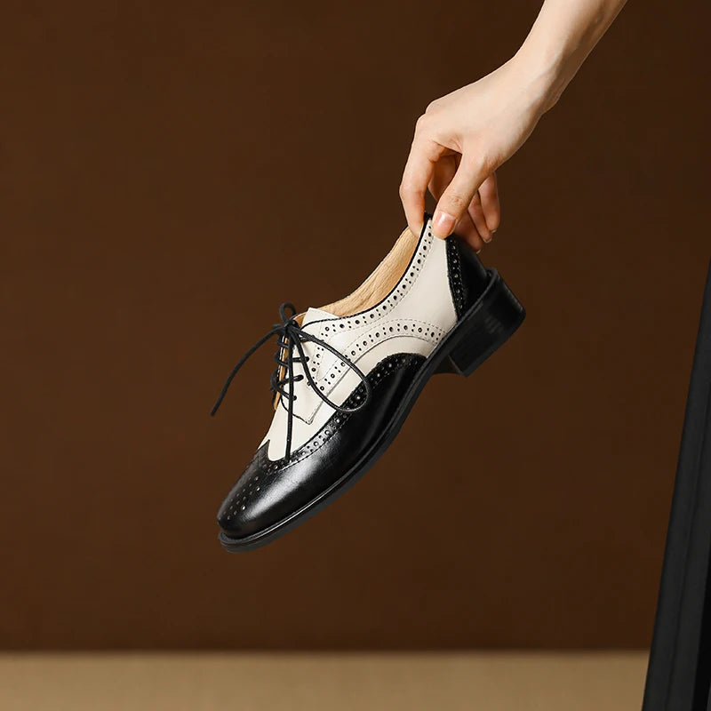 Odette Two-Tone Oxfords