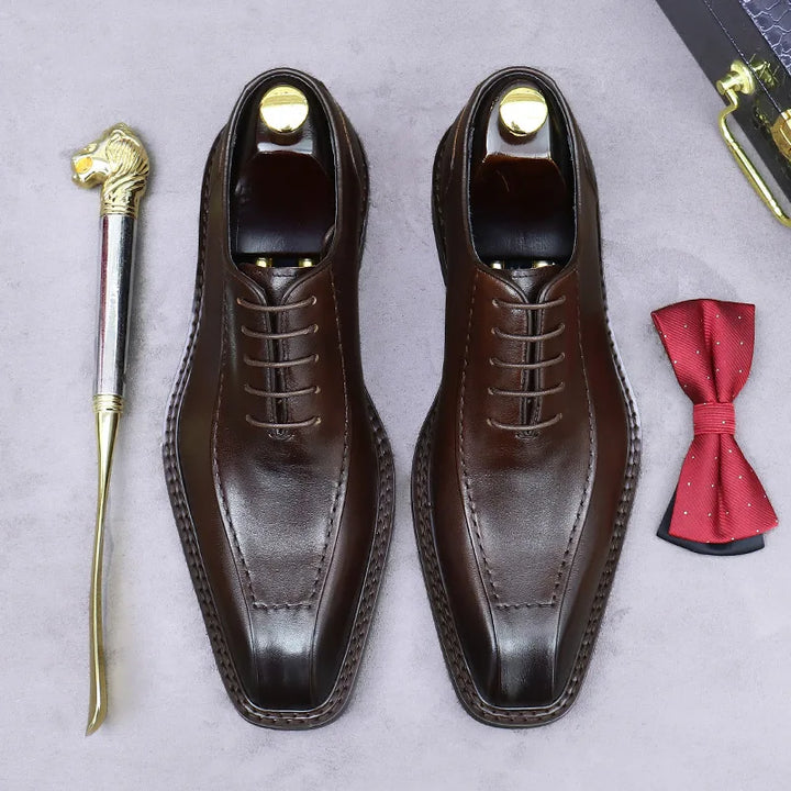 Castellano Squared Oxford Shoes