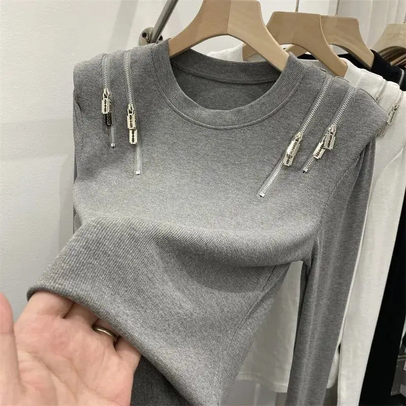 Vesper Zip Knit Top