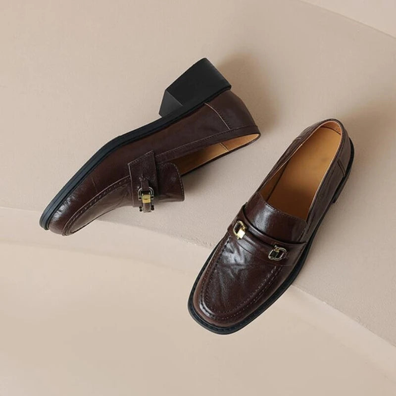 Orlena Leather Loafers