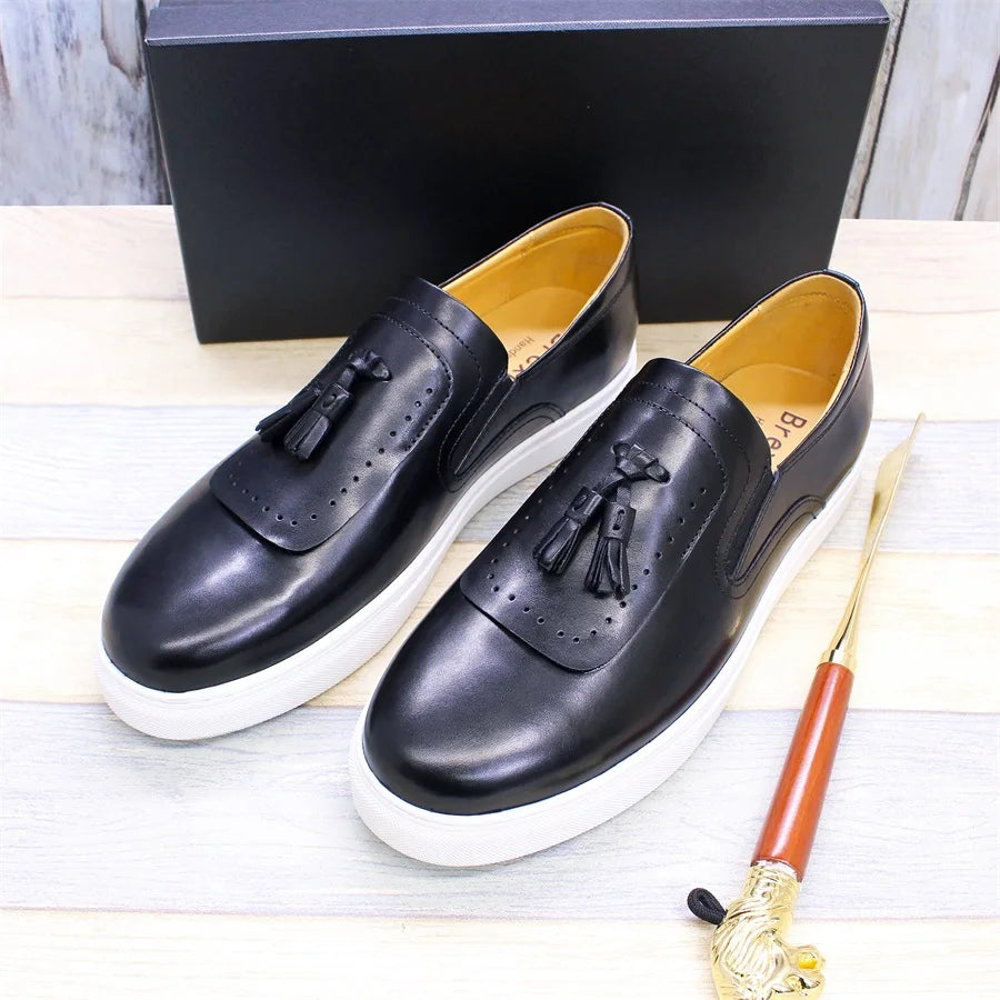 Nappina Tassel Slip-On Loafers