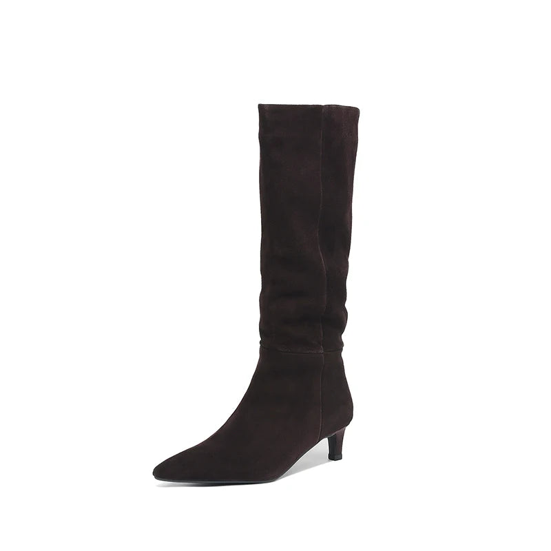 Marcona Suede Knee Boots