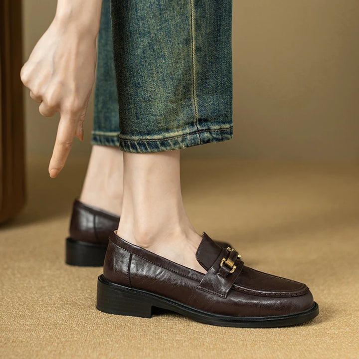 Orlena Leather Loafers