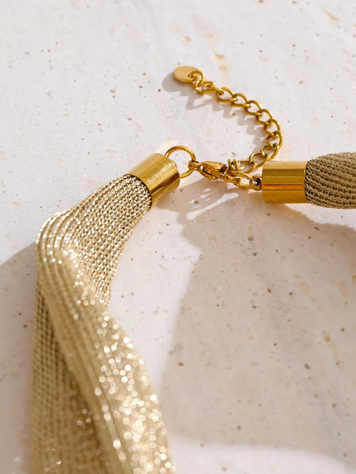 Aurelia Woven Chain Necklace