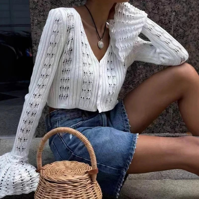 Lacey Crochet Cardigan