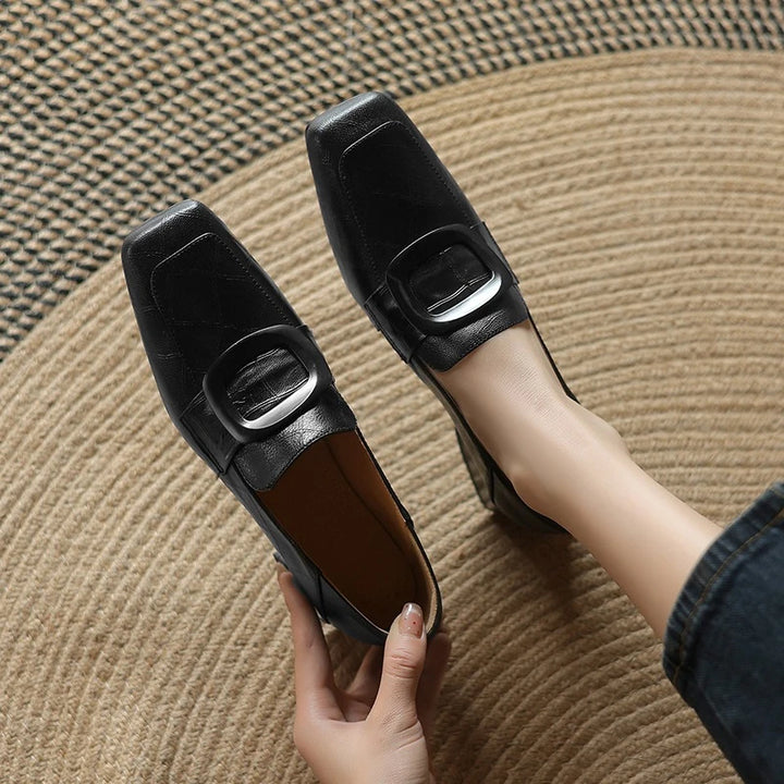 Brielle Buckle Loafers