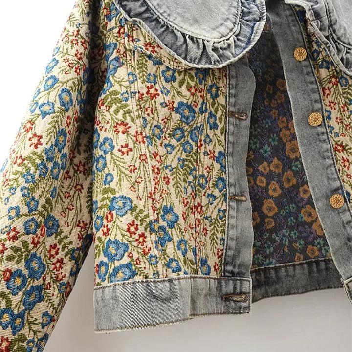 Giardino Jacquard Denim Jacket