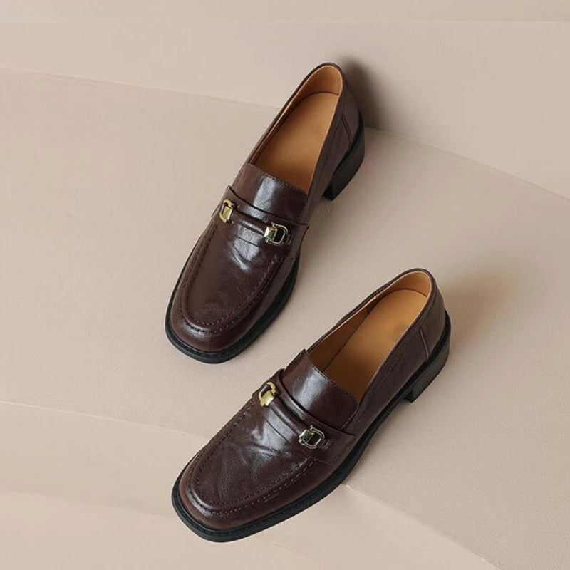 Orlena Leather Loafers