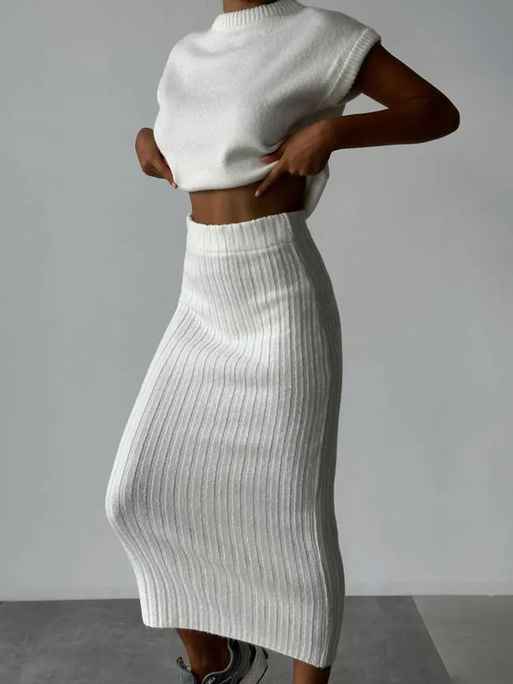 Origin Ribbed Skirt Set